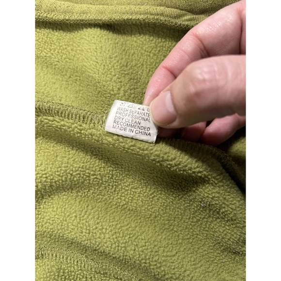The North Face Women’s Denali Full Zip Fleece Jacket Olive Green Gray Size Small - Picture 5 of 8